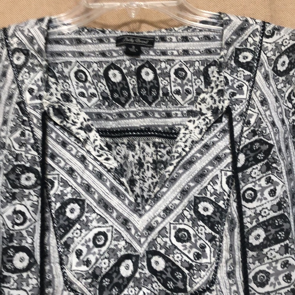Lucky Brand Black/White Shirt Size Small - Picture 2 of 8